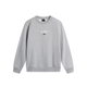 Li Ning Outdoor Sports 2024 New Winter Casual and Versatile Men's Round Neck Pullover Warm Plus Fleece Sweatshirt AWDU679 Flower Gray AWDU679-2 S