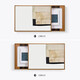 
Huaixue Wasabi wind meter box decoration painting cover distribution box minimalist black white and gray hole-free power switch art hanging painting JD12107 55*45cm (block 45*35) lift the cover black frame