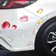 PS Car Decal Cover Scratch Sticker Car Body Small Scratch Waterproof Sunscreen Petals Internet Celebrity Personalized Car Sticker Pattern Pink Petal/TA683-3