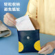 NOLANSEND travel menstrual bag sanitary napkin storage bag aunt's napkin storage bag sanitary napkin storage cover pu leather sundries small bag coin purse N652 pink + ink blue