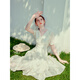 
Fan Silan Fan Silan Tiansi Heavy Industry Design Female French Dress 2024 Summer New Holiday Small White Dress 12165 Apricot Jacquard XS