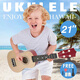 Maureen Ukulele Pequeño guitarra para niños Principiantes Generación Generación 21 pulgadas 23 pulgadas Madera Uklili Instrumentos musicales Mint Green 21 pulgadas + Estándar oficial