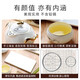 Ruijiu leisurely one pot and one cup bone china tea set Kung Fu tea set gold painted ceramic teapot tea cup saucer ink shrimp tea set three-piece set