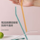 Denbigh glass straw high borosilicate heat-resistant non-disposable water soup juice elbow children's water cup cocktail straw