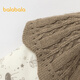 Balabala baby outing jumpsuit girls' romper and bodysuit winter clothes sweet, cute and playful corduroy coffee A51212 90cm