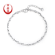 Yuan Shengfu's new PT950 exquisite shiny cat's eye bead platinum bracelet, authentic fashionable women's platinum bracelet, 4.38 grams, length 16-18CM