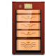 Bulldog Cigar Cabinet Constant Temperature and Humidity Cedar Wood Humidity Controlled Eggplant Household Red Wine Cabinet Humidifying Cabinet Imported Compressor Frequency Converter Energy Saving Naked Breeding Ammonia Removal Fingerprint Lock WiFi Divine Dog VC308 Fourth Generation PLUS Fingerprint Password Lock WiFi+VC308 Divine Dog