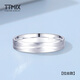 TTMIX women's platinum ring men's pt950 platinum pair ring couple wedding ring can be customized single 13# brushed 3.7-3.9g