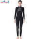 Gumunidaifu thickened warm wetsuit gelcoat winter swimming swimsuit one-piece long-sleeved surfing snorkeling waterproof mother 19491 men's 1 point 5MM S S
