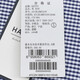 哈吉斯（HAZZYS）男装 夏季衬衣男泡泡纱清爽格子短袖衬衫男ATCZK1BBF51