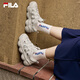 FILA Yang Mi's same style official pea shoes women's shoes dad shoes sports shoes winter new sports and casual shoes oatmeal brown-OM 37.5