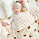 Algodón ++ (Cotton ++) Doudou Edredón de edredones de edredón de bebé Clase de edredón de niños recién nacidos Mantería especial de la siesta especial Oso de otoño y algodón de invierno 120*150 [Clase A Algodón]