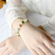 Maisiji Ge Peng Duobao Hetian Jade alte Perlenarmband -Perlen verstreute Perlen Grüne Weiß 520 Valentinstag Geburtstagsgeschenk JP1050 (mit Zertifikat)