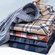 Camisa de manga larga de algodón puro yUnting Spring y Autumn New No-Iron and Fur-Furniture Business y casual de mediana edad y jóvenes a cuadros Camisa gris gris cuadrado DM841 42 (sugerido 155-170Jin [Jin equivale a 0.5 kg])