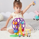 
[90% new] Peppa Pig Toys Ferris Wheel Park Cartoon Playground Peppa George Doll Playing House Children's New Year Gift