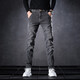 Aemape Jeans Herren Frühling und Sommer neue lässige lange Hosen Herrener locker dicker Stil Vielseitig 606 Grau + 653 Grau 28