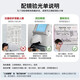 FILA斐乐运动眼镜近视防脱落方形眼镜框复古防蓝光变色眼镜可配度数 VFI736F-0Z42黑色 配1.60MR-8防蓝光建以0-600度
