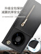 Wallet integrated for Huawei mate40pro mobile phone case rope oblique span MATE30 card plug-in M40 with bracket p30PRO card bag can be ankle span Black wallet card + bracket oblique span Huawei Mate40Pro