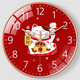 Clocks and watches, living room, household decoration, wall, no punching clock, personalized quartz movement in bedroom - 1048 14 inches, diameter 35cm