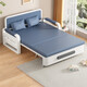 Hanchan-Faltsofa Bett integriert und zweizweckige Mehrfunktionen Teleskop-Klappbett Single-Pulling-Betttechnologie Tuch Katze Kratzen Stoffbett 0,82 Meter normales Modell + 5 cm Schwamm