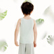 Mini Balabala Plant Core Sky Boys and Girls Children's Underwear Sweat-Absorbent Breathable Bottoming Vest Pink Green 40366 110
