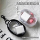 Jaens Data Cable Chargeur Charge Storage Transparent Enroulement portable Portable Boîte de stockage de téléphone mobile Sac de téléphone mobile Transparent blanc [2 pièces] avec boucle