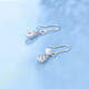 Ji Shizhe platinum earrings for women PT950 design high-end earrings temperament jewelry birthday Valentine's Day gift for girlfriend pt950 platinum water drop earrings