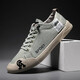 Vistusi Brand Canvas обувь для мужчин в летнем дышащем новая модная и универсальная мягкая подошва для мужчин Хаки 41