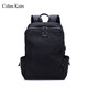 Colins Keirs backpack men's business backpack business trip bag large capacity backpack college style college student schoolbag computer bag female black large size