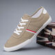 Mac Jabags Chaussures masculines Nouvelles chaussures à la mode toile chaussures de chaussures décontractées chaussures blanches pour hommes basses chauxes 9272 mètres blancs (toile) 43