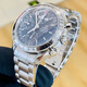 
[Second-hand 99 new] Omega Men's Watch OMEGA Speedmaster Series Chronicle Calendar Display Stainless Steel Folding Cuff Observatory Certified Luminous Scale Swiss Luxury 3523.80.00 Speedmaster Deep Blue 39MM