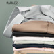 Markless Langarmes Hemd Herren Frühling und Sommer Glattes Anti-Falten-Business-Shirt 1506 Weiß (Vorgeschlagen, eine größere XL zu nehmen