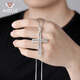 Aido Diamond Platinum Cross Pendant Men's pt950 Fashion Platinum Pendant Weight 9.5-9.7 Grams + Delivery Black Leather Cord