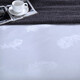 Mengwei white five-star hotel guesthouse homestay cotton four-piece set pure cotton satin embroidered solid color bedding 60 feather flowers 2.0 meters bed (220*240cm quilt cover) four-piece set