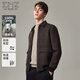 EMZ Ordos autumn new high-end pure wool jacket men's business casual lapel woolen jacket men's clothing