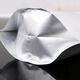 Mrs. Zhuang [rounded corners 14*19cm22 silk/50 pieces] aluminum foil self-sealed bag moisture-proof tea tin foil bag color pure aluminum food packaging bag ZTT-9274B