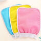 Strong mud rub and decontamination adult thickened back rub gloves, Korean rub-free bath towel, double-sided, random color, 5 pieces
