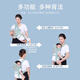 小洁匠选2025新款新生儿婴儿背带前抱式夏季外出简易横抱娃神器解放双手幼 透气网款-粉色送口水巾