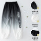 McTicco boys ice silk quick-drying pants for summer children 2025 new summer mosquito-proof pants large children's sports pants summer thin 9767 black + 5725 gradient [set] 130 130cm