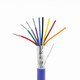 Huanglin (HLing) All copper DB9 serial port cable RS232 connection cable COM port extension cable 485 communication cable signal cable male to female (blue 24AWG) 0.5 meters