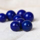 Natural emperor 6A grade lapis lazuli loose beads round beads handmade diy bracelet star and moon bodhi accessories multi-treasure 5A lapis lazuli white and gold 14MM/piece