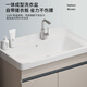 HKFF Honeycomb Lavado de aluminio Gabinete de lavado de baño Balcón Balcón de lavado Gabinete de baño Fregadero integrado F828 Gabinete de lavado de 70 cm