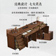 Xiaomuwo (XIAOMUWO) solid wood TV cabinet combination cabinet heightened storage background wall wooden modern Chinese floor cabinet living room boutique furniture two-door TV cabinet Specifications