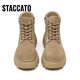 Sigatu's New Winter Winter British Style Martin Boots Big Yellow Boots Botas cortas Botas de mujeres elevadas Y3929DD4 Cool Khaki 37