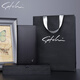 SaTCHI wallet men's long leather 2024 new men's wallet cowhide young master's genuine trendy handbag men's gift black - authentic_exquisite gift box