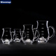 WINEWINGS crystal glass white wine divider with scale red wine decanter household white wine reasonable measuring cup wine measurer with scale divider Zuiyue 300ml gourd wine divider single