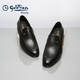 Goldlion men's shoes loafers punched breathable sandals business casual shoes G580420170AAD black 40