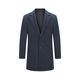 YOUNGOR Coat Men's Autumn and Winter Men's Coat Goose Down Lined Business Coat Shopping Mall Same Style Blue YYSY01N138FXA XL 180/100A