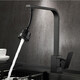 Faucet splash head pressurized rotatable kitchen faucet wash basin and universal faucet shower head extender Electroplating square faucet + five-function extended rod 12243