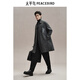 PeaceBird Men's Clothing [lana de sarga] abrigo de lana de lana de lana de invierno